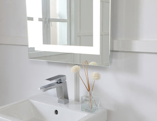 LED Hardwired Mirror Rectangle W20H40 Dimmable 5000K