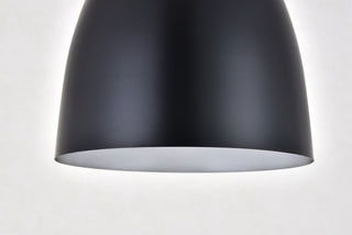 Aiken 1 Light Black Pendant