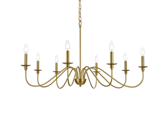 Rohan 42 inch chandelier in Satin Gold