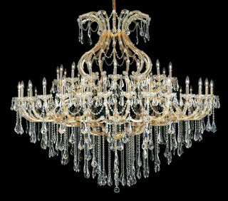 Maria Theresa 49 light Gold Chandelier Clear Royal Cut Crystal