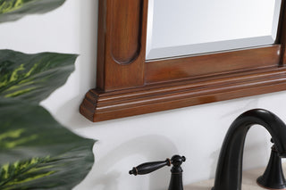 Wood frame mirror 18 inch x 28 inch in Teak