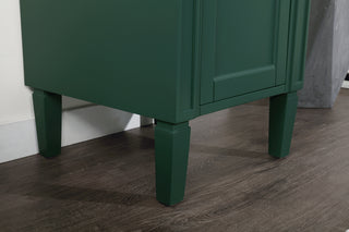 18 inch Single bathroom vanity in green