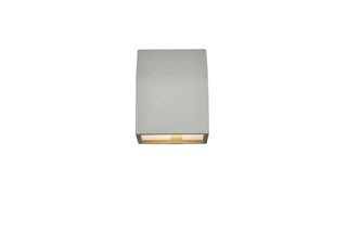 Raine Integrated LED wall sconce in silver