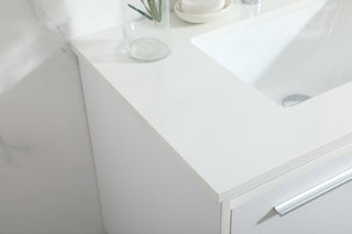 30 inch Single bathroom vanity in white