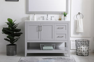 42 inch Single Bathroom Vanity in Grey