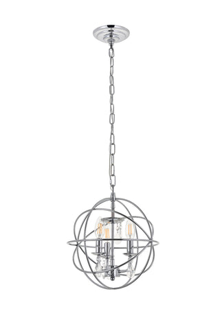 Wallace 3 light Chrome Pendant