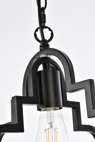 Sandara 1 light pendant in black