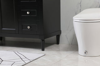 42 inch Single bathroom vanity in black