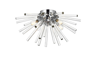 Sienna 18 inch crystal rod wall sconce in chrome