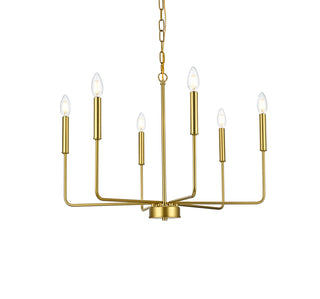 Willa 26 inch Pendant Light in Brass