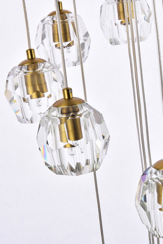 Eren 18 lights Gold pendant