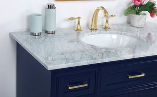 42 inch Single bathroom vanity in Blue