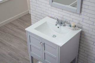 2 Doors Cabinet 24 In. X 18 In. X 34 In. In Grey