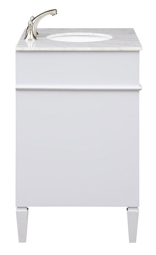 32 In. Single Bathroom Vanity Set In White