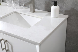 72 Inch Double Bathroom Vanity In White