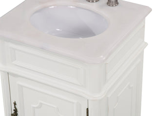 21 In. Single Bathroom Vanity Set In Antique White