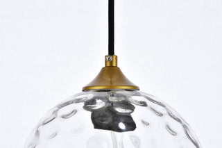 Cashel 8 inch brass pendant