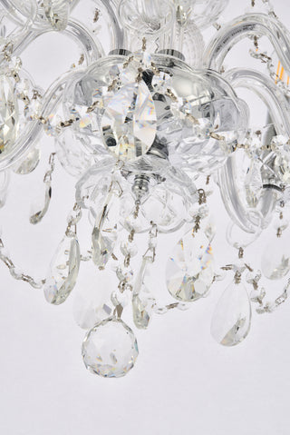 Princeton 8 light Chrome Chandelier Clear Royal Cut Crystal