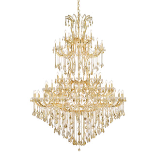 Maria Theresa 84 light Gold Chandelier Golden Teak (Smoky) Royal Cut Crystal