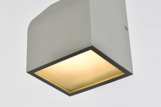 Raine Integrated LED wall sconce in silver