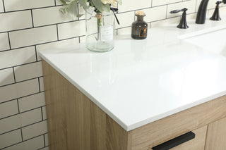 60 inch Single bathroom vanity in mango wood