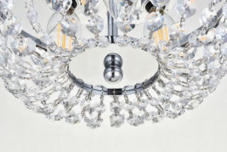 Cora 10 inch flush mount in chrome