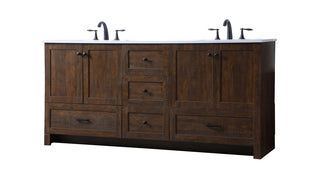 72 Inch Double Bathroom Vanity In Expresso