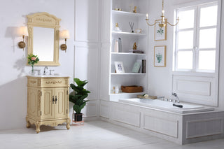 24 in. Single Bathroom Vanity set in light antique beige