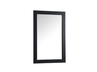 Aqua vanity mirror 24x36 inch in black