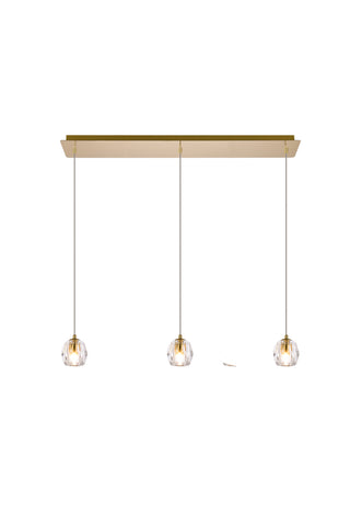 Eren 3 lights Gold pendant