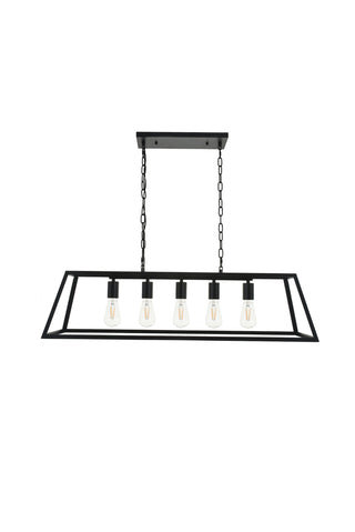 Resolute 5 light black Pendant