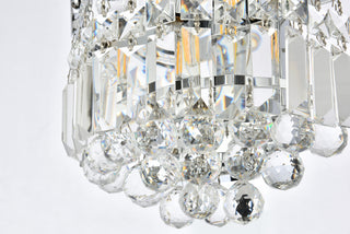 Corona 2 light Chrome Wall Sconce Clear Royal Cut Crystal