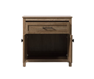 30 Inch Wide Bathroom Storage Freestanding Cabinet In Natural Oak