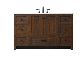 54 Inch SIngle Bathroom Vanity In Expresso