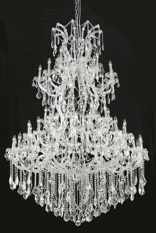 Maria Theresa 61 light Chrome Chandelier Clear Royal Cut Crystal