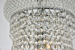 Primo 14 light Chrome Chandelier Clear Royal Cut Crystal