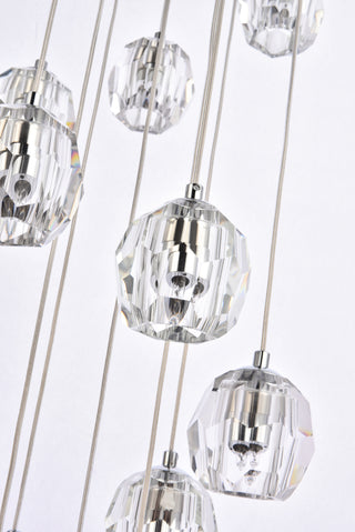 Eren 18 lights Chrome pendant