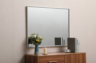 Metal frame rectangle mirror 27 inch x 36 inch in White