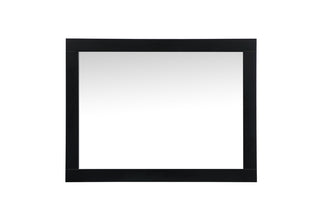 Aqua vanity mirror 27x36 inch in black