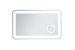 Lux 24in x 40in Hardwired LED mirror with magnifier and color changing temperature 3000K/4200K/6000K