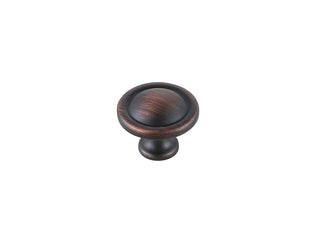 Garlande 1.2" Diameter Oil-rubbed Bronze Mushroom Knob Multipack (Set of 10)