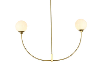 Nyomi 42 inch chandelier in Brass