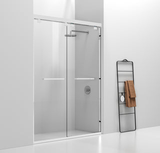 Semi-frameless shower door 60 x 76 Polished Chrome