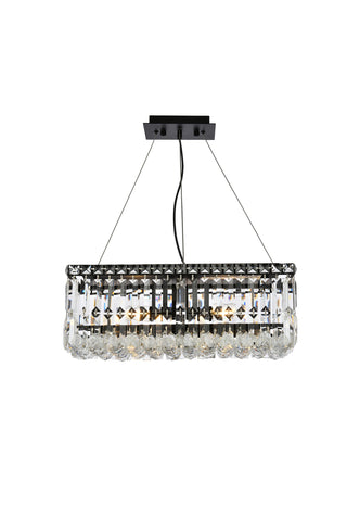 Maxime 20 inch black chandelier