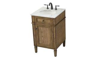 21 inch Single bathroom vanity in driftwood