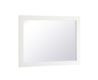 Aqua rectangle vanity mirror 27 inch in White