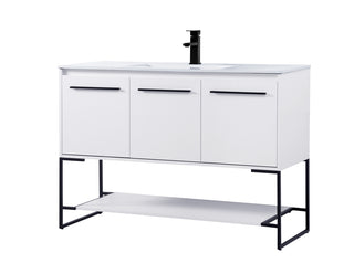 48 inch  Single Bathroom Vanity in White