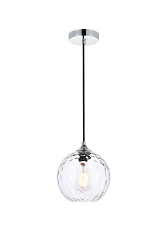 Cashel 8 inch chrome pendant