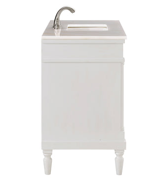 42 In. Single Bathroom Vanity Set In Antique White