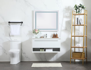 40 inch Single bathroom vanity in white